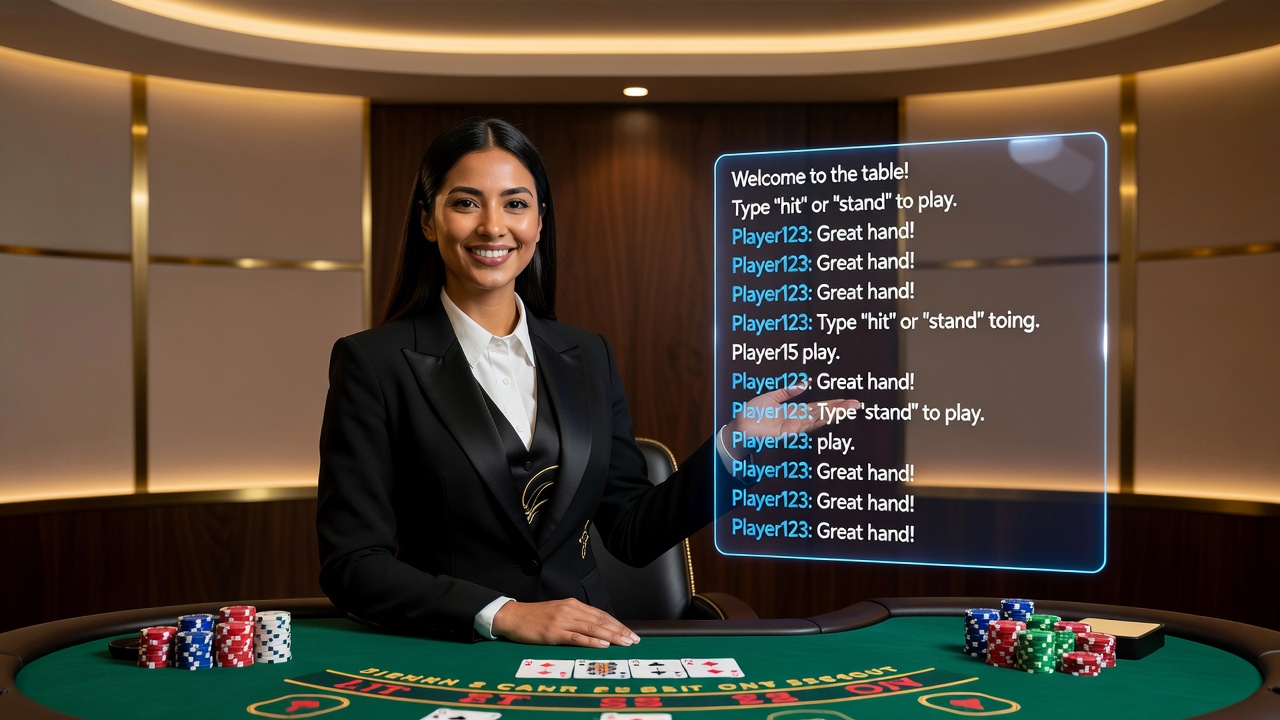 Live Dealer Chat - live blackjack dealers online